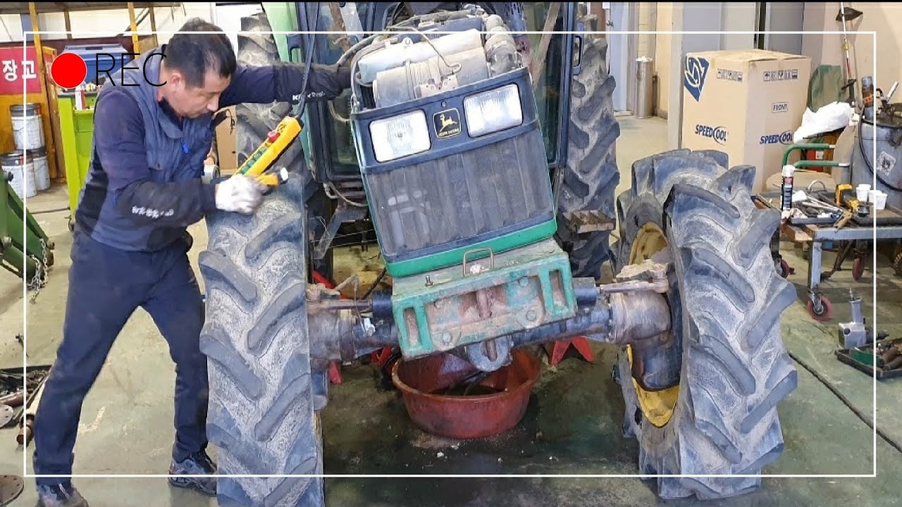 존디어5510 85HP 땅에박으면 로터리가 멈춘다!