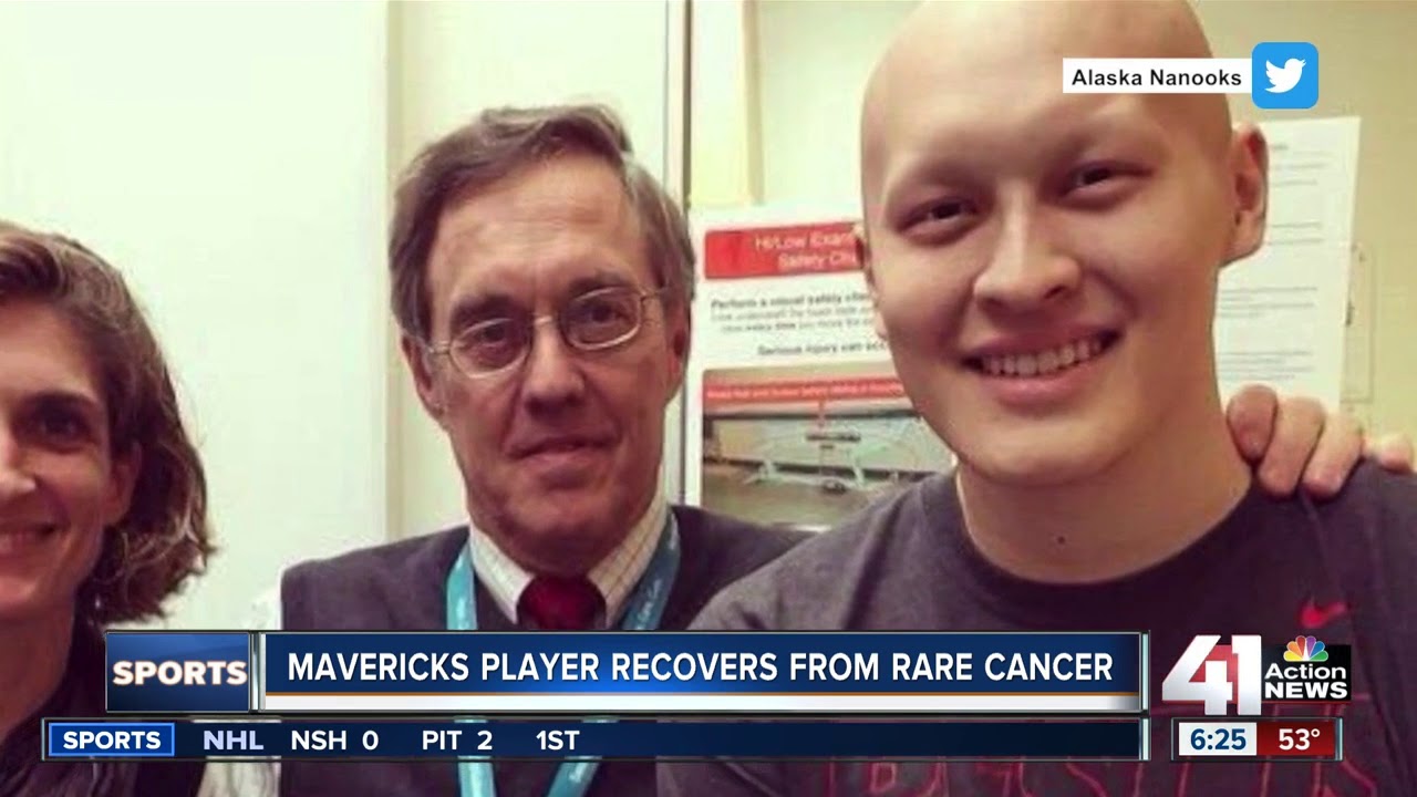 Mavericks player Justin Woods remains strong after battle with Ewing's Sarcoma