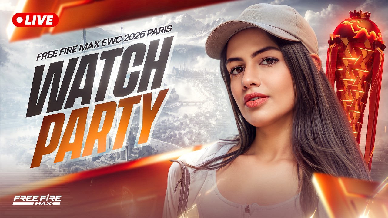 🔴EWC FREE FIRE MAX GRAND FINALS- WATCHPARTY WITH SHARKSHE
