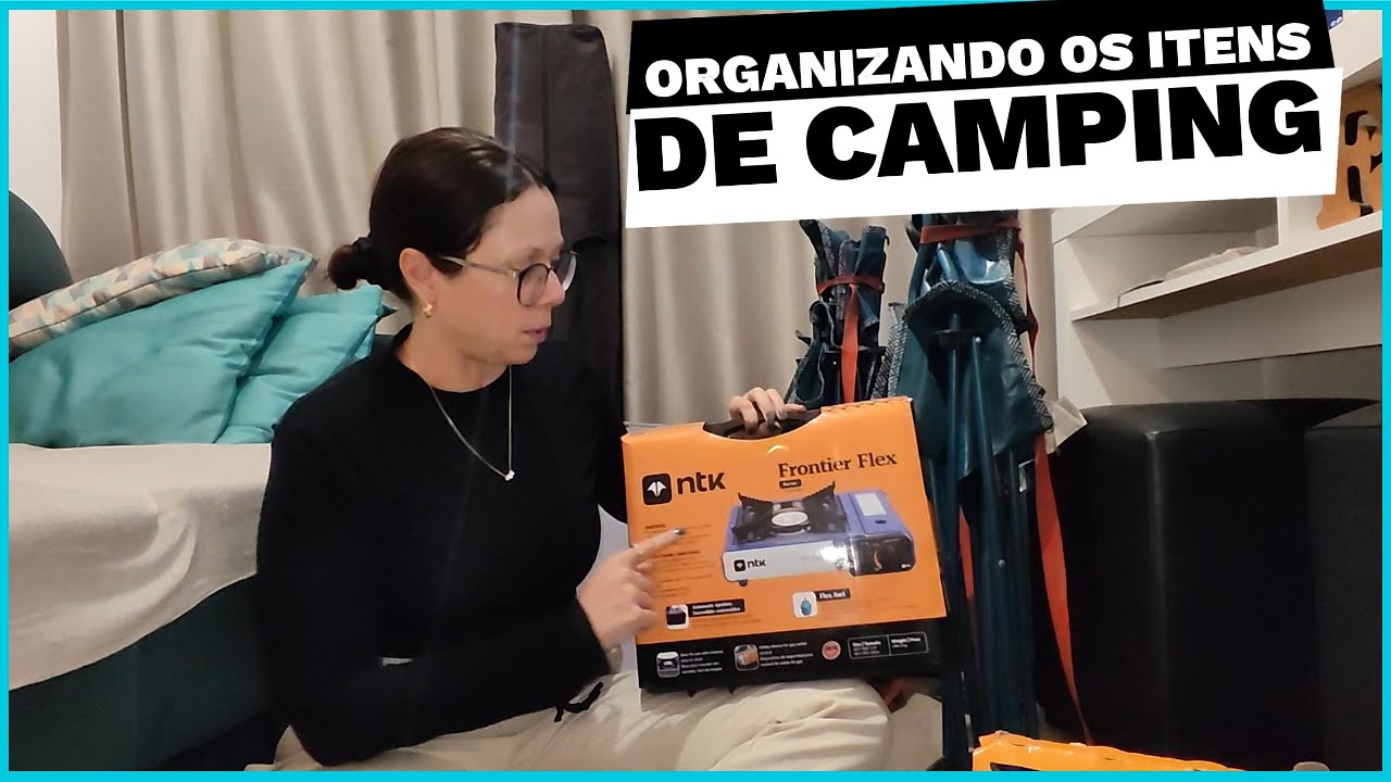 ORGANIZANDO NOSSOS ITENS DE CAMPISMO PARA ACAMPAR NO VAPO CAMPING | PORTA MALAS LOTADO
