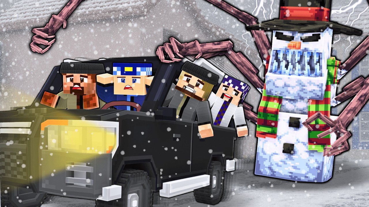 TEHLİKELİ KAR YOLCULUĞUNA ÇIKTIK! 😱 - Minecraft