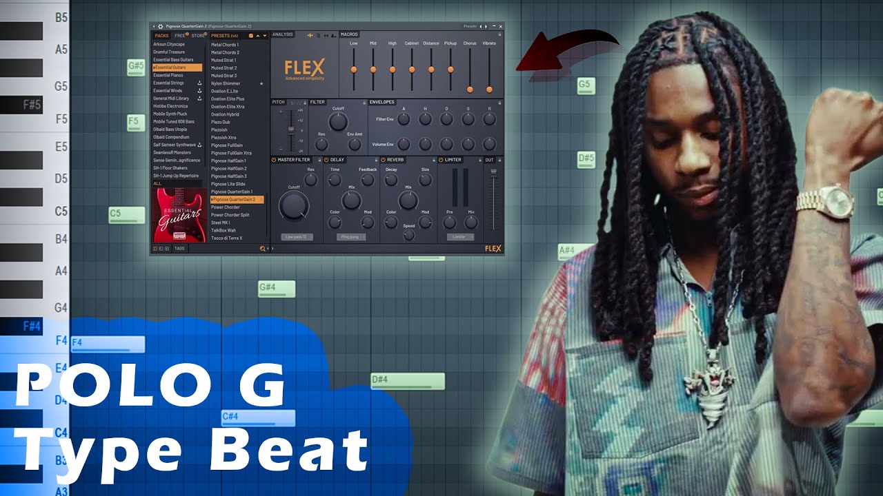 How To Make EMOTIONAL Guitar Melodies For Polo G I Make With FREE Plugins