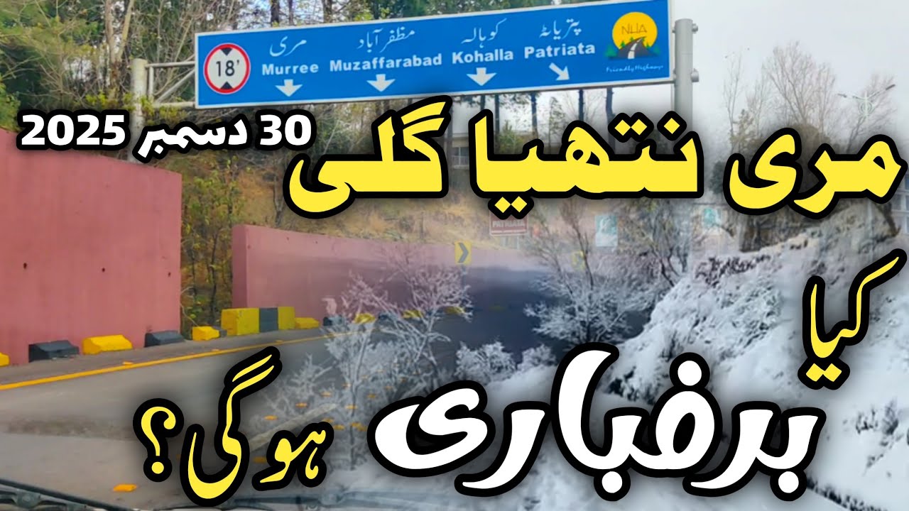 murree live | #murree nathiagali latest update 30 December | murree today snowfall | مری برفباری