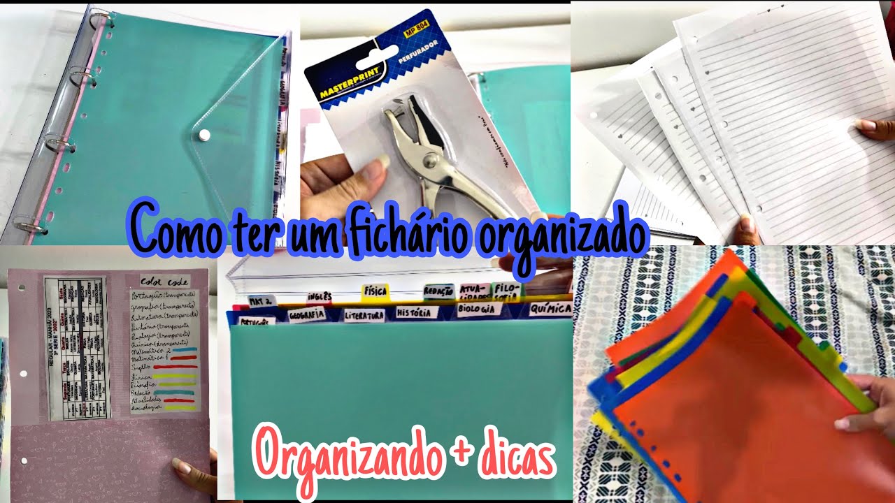 Como ter um fichário organizado 2023! *dicas*