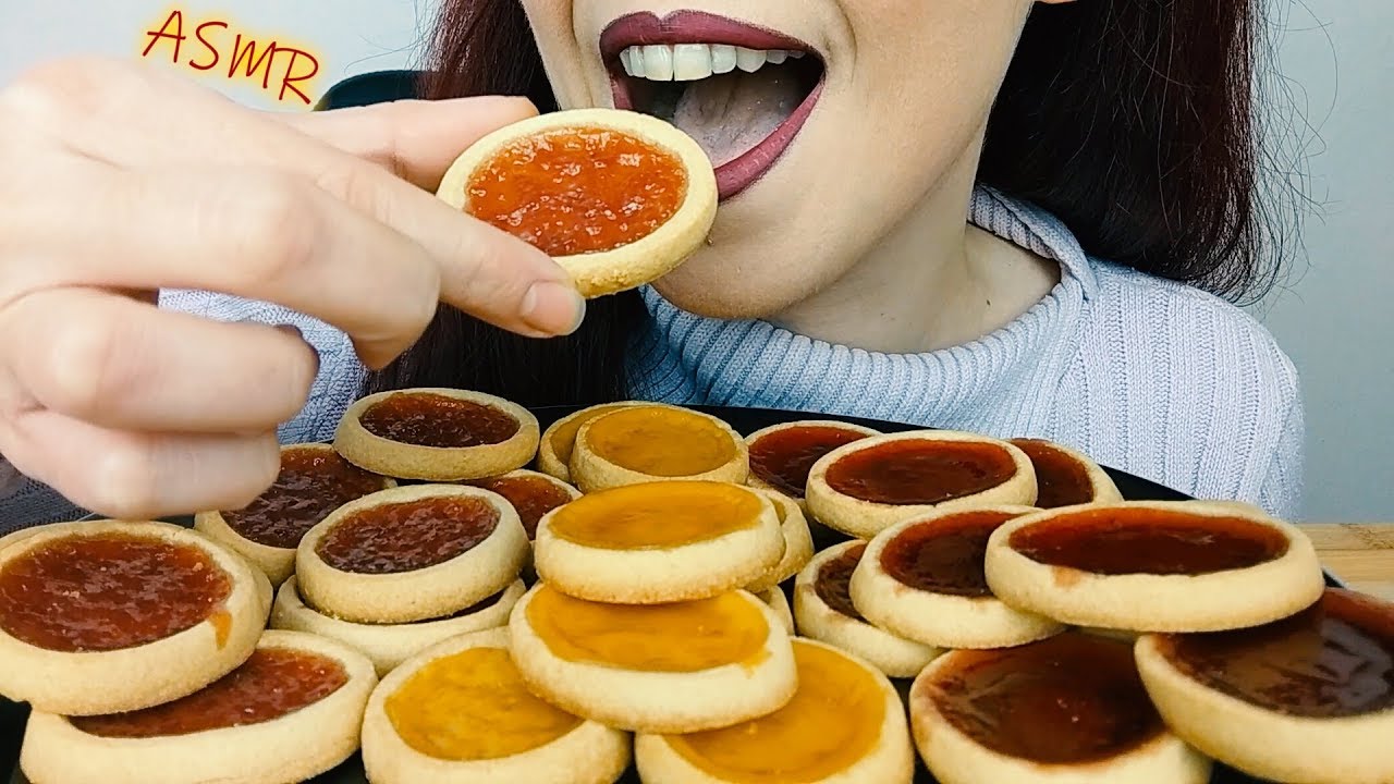 ASMR Dessert: Strawberry, Raspberry & Lemon Jelly Tarts | No talking
