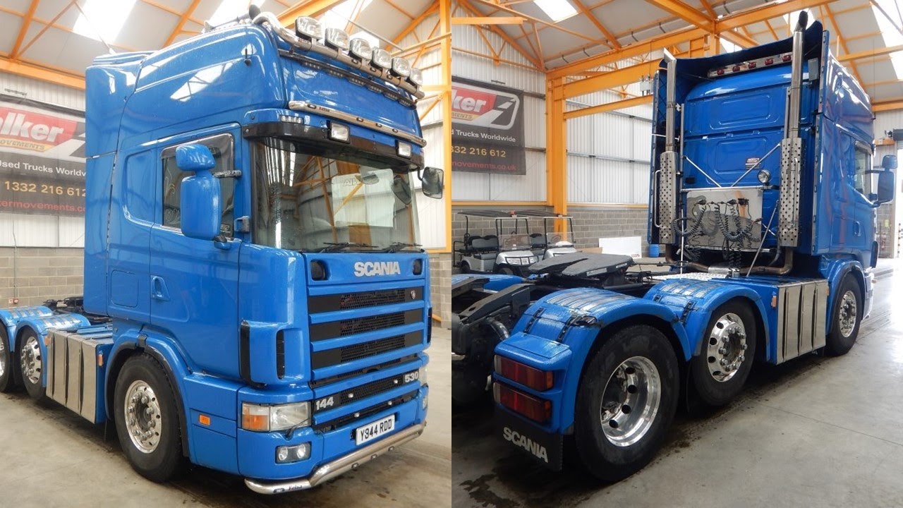 New In Stocklist For Sale: SCANIA 144 V8 530 TOPLINE 6X2 TRACTOR UNIT - 2001 - Y844 RDD