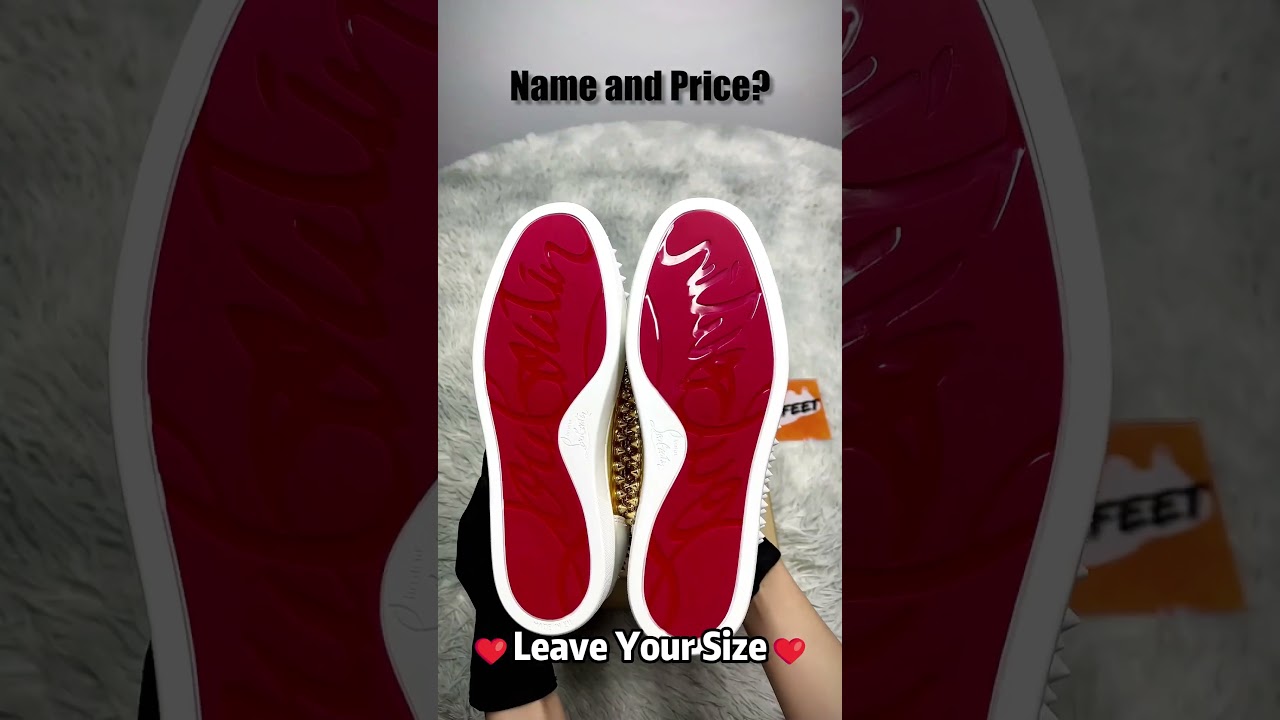 2024 Real VS Fake Christian Louboutin Sneakers unboxing checking