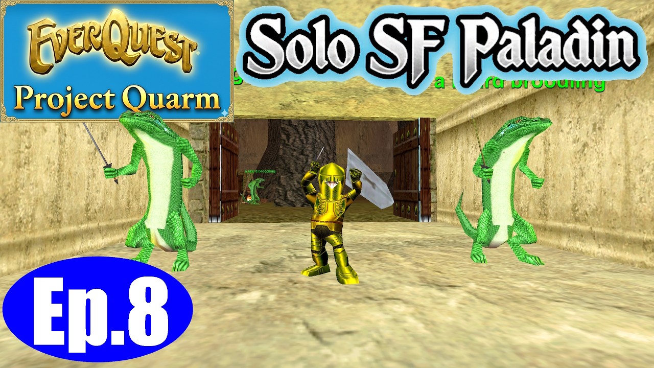 Everquest: Quarm | Solo Self Found Paladin Ep.8 | Temple of Cazic Thule & Gem Encrusted Ring