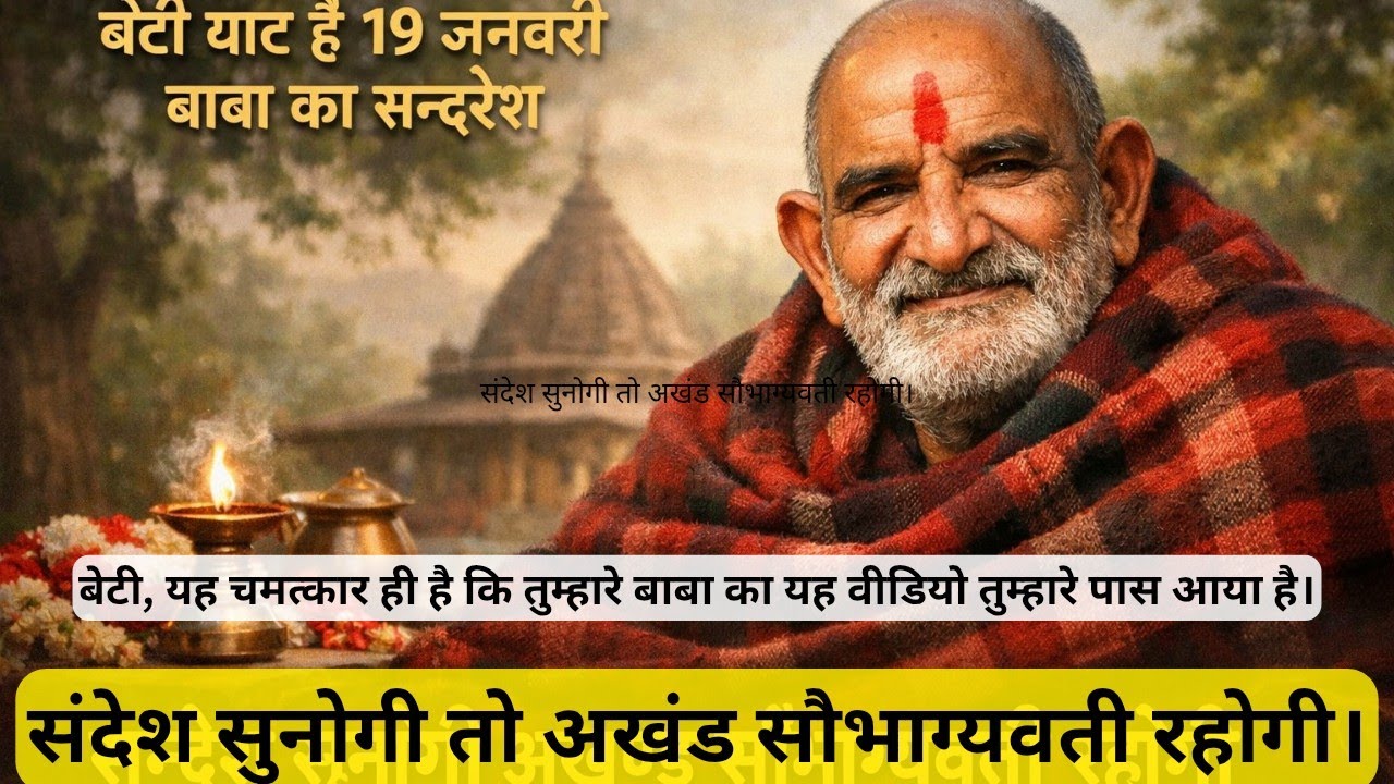 बेटी, यह चमत्कार ही है | 18 जनवरी बाबा नीम करौली का दिव्य संदेश | अखंड सौभाग्य का रहस्य