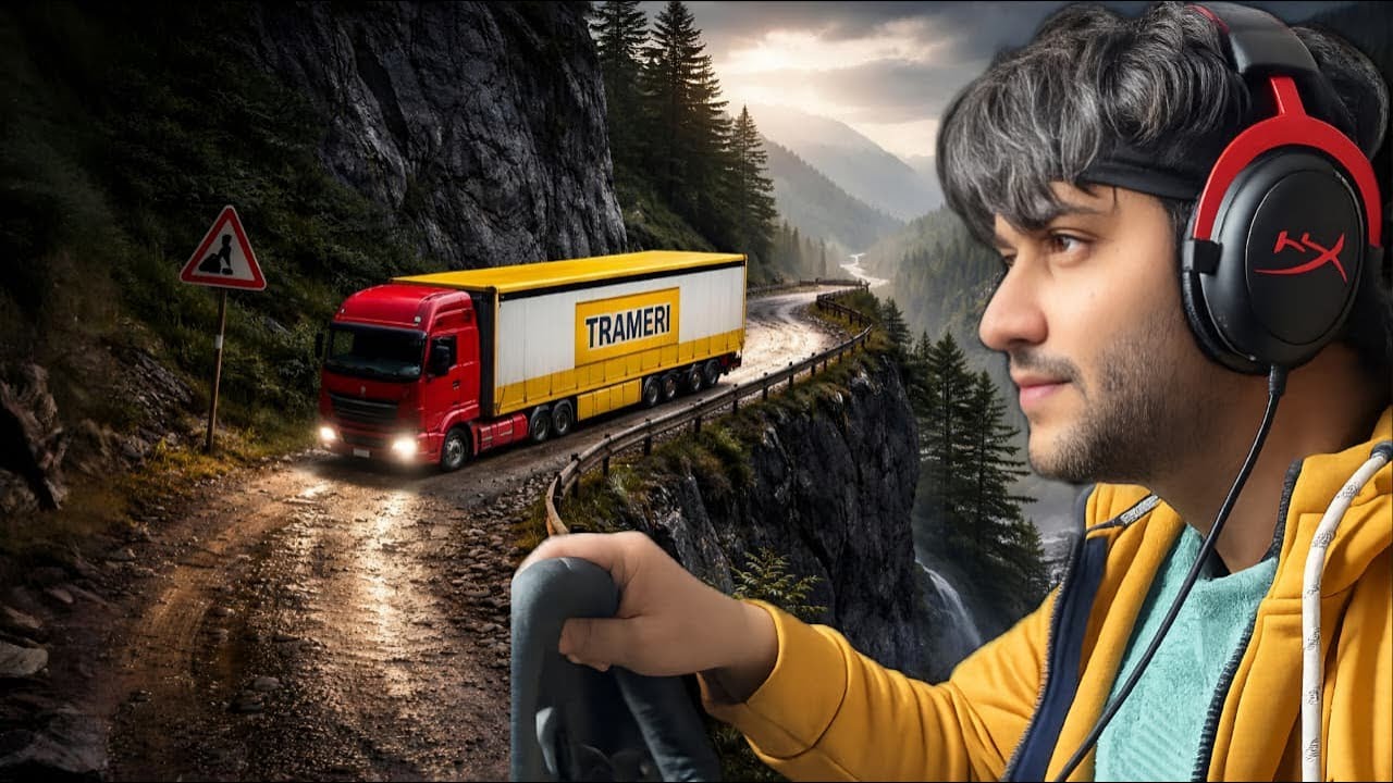 INDIAN TRUCK DRIVER GAMEPLAY #shortsfeed #shortslive #shorts #ets2 #live #dangerous #1