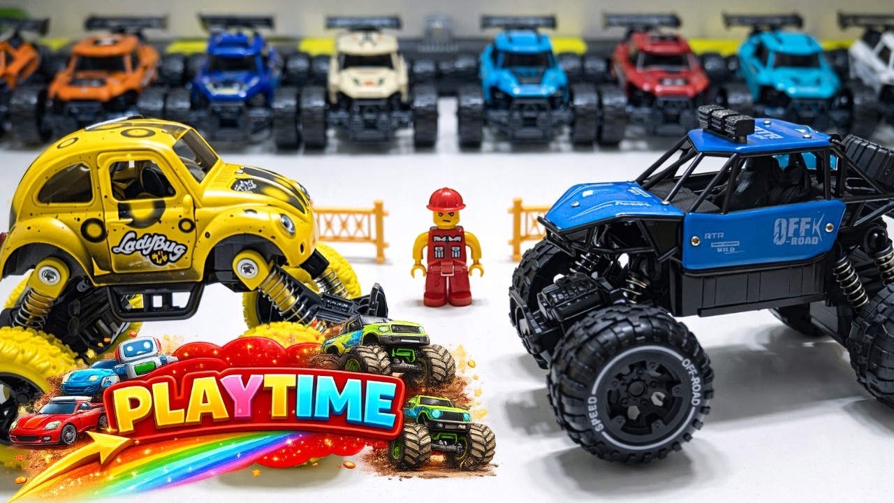Monster Trucks Tournament 🚛🔥 | Crazy Toy Truck Battle for Kids
