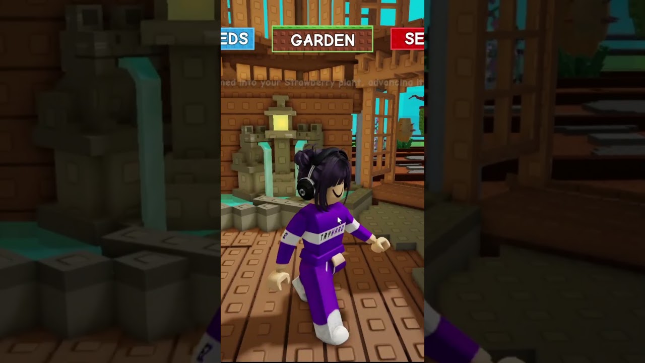 Pomysł na budowę wejścia do ogrodu | Uprawiaj ogr&oacute;d #szorty #growagarden #roblox