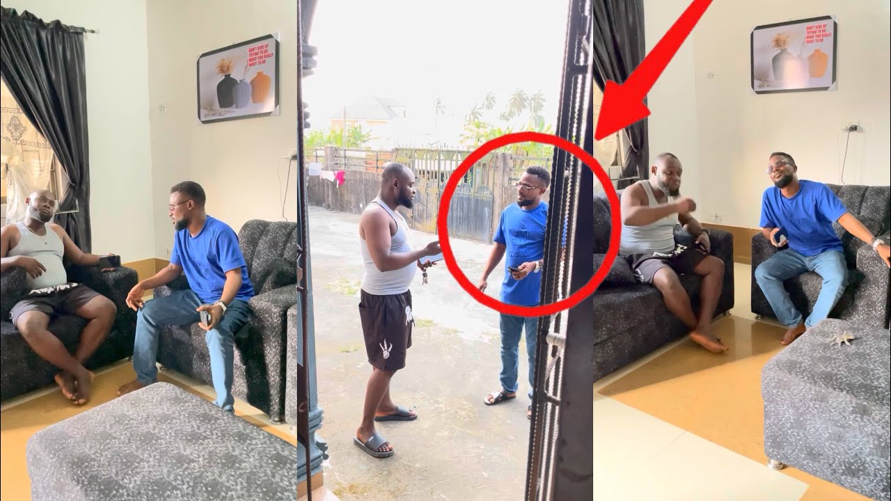My caretaker finally come to send my ex girlfriend away from the compound 