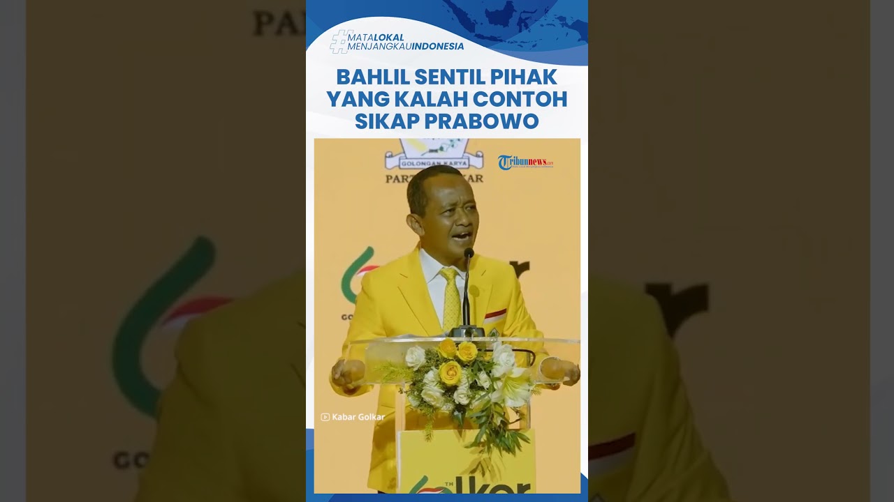 Di Depan Puan Bahlil Sentil Pihak yang Kalah Pilkada, Singgung Prabowo Berkali-kali Maju Pilpres