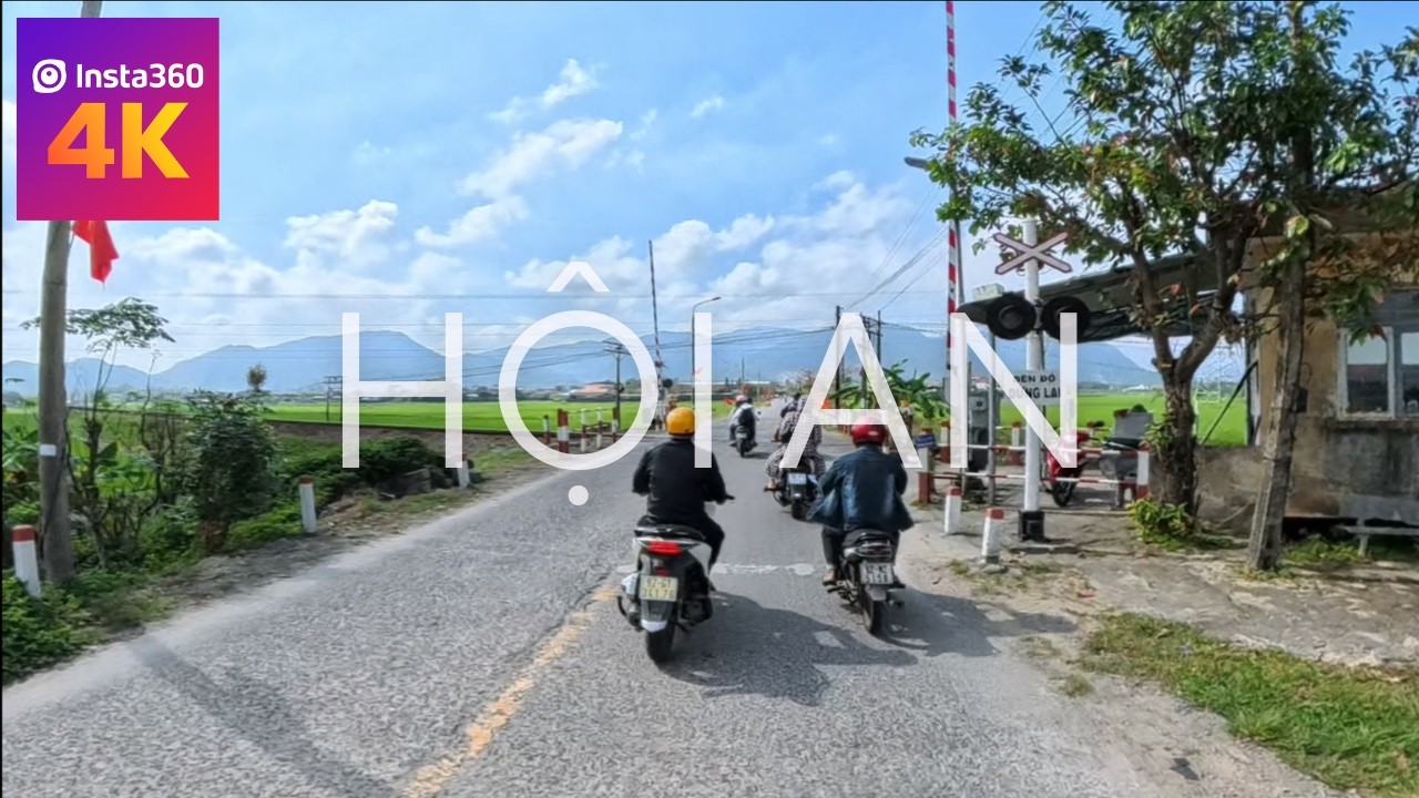 Countryside Scooter Ride pt. 1 | Motorcycle POV | Hội An, Vietnam [4K] [360°]