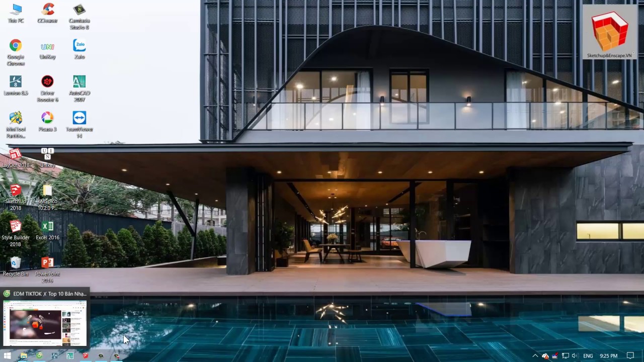 [Render dễ dàng với Enscape]  Căn phòng với ánh sáng tự nhiên