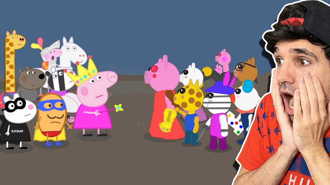 PIGGY ENDGAME !! (PERSONAJES PEPPA PIG  vs PERSONAJES PIGGY)