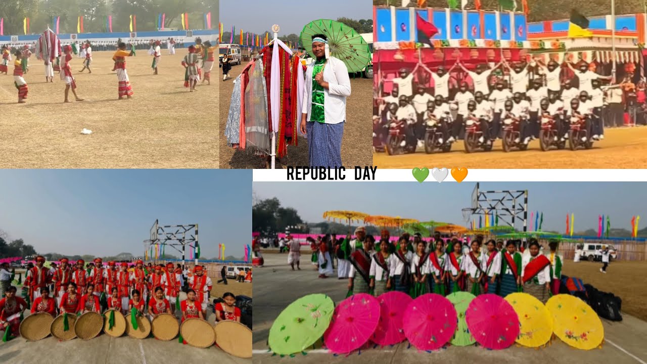 Republic day 💚🤍🧡 boro ma thangkha swng masanani bagwi @Himesh_dvrma