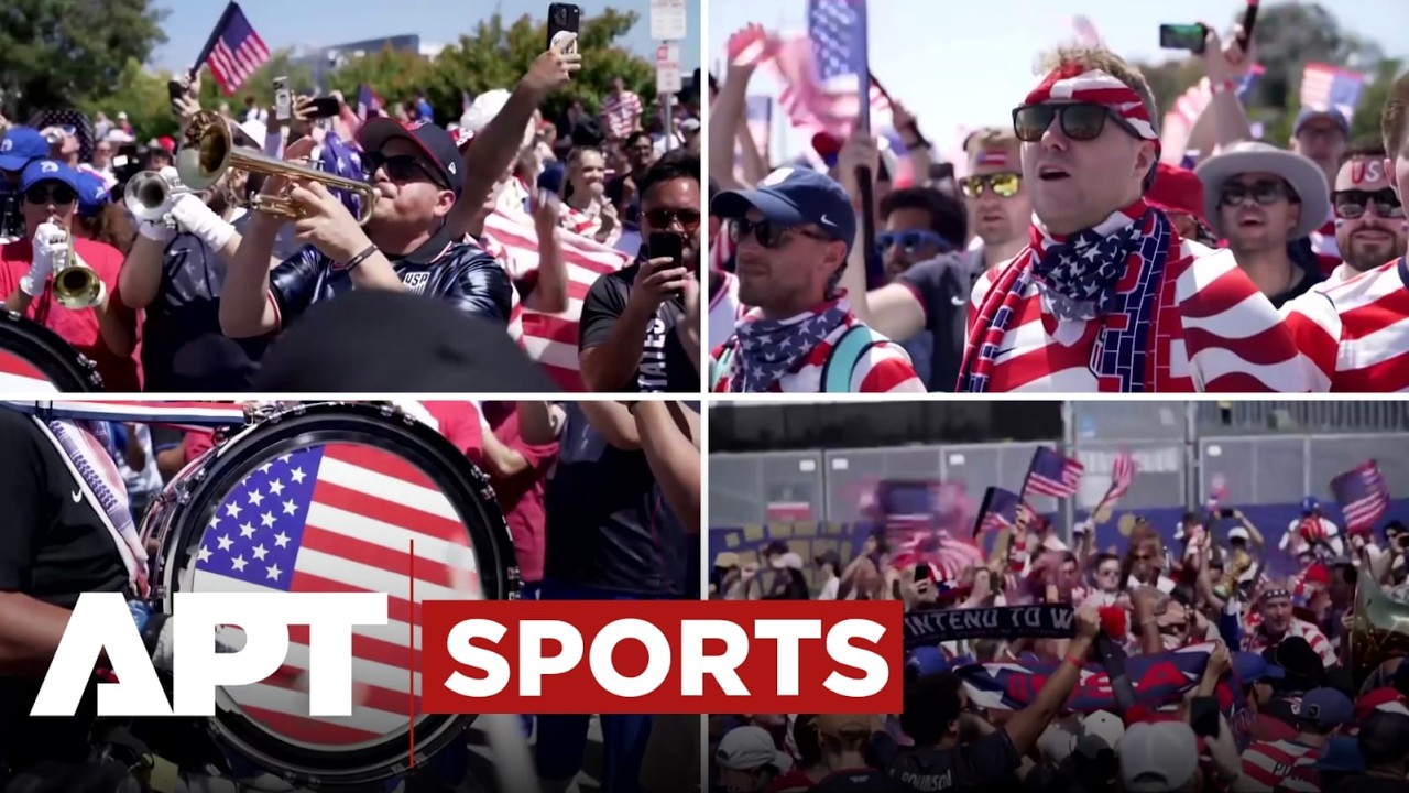 USA Fans Bring Flares, Chants and Energy Before World Cup Match | APT