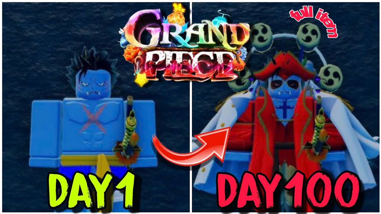 100 ngày lấy tất cả item trong GRAND PIECE ONLINE (sea 2) của RasGM
