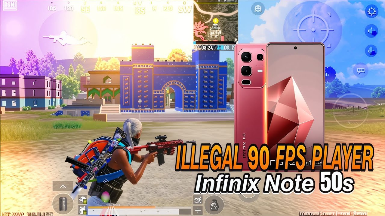 ILLEGAL 90 FPS PLAYER 🔱 Infinix Note 50s🔥