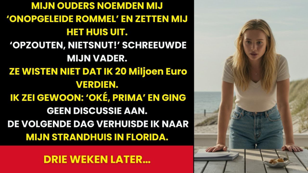 Mijn Ouders Noemden Me ‘Onopgeleide Troep’ En Schopten Me Eruit – ‘Wegwezen Jij’ Schreeuwde Papa