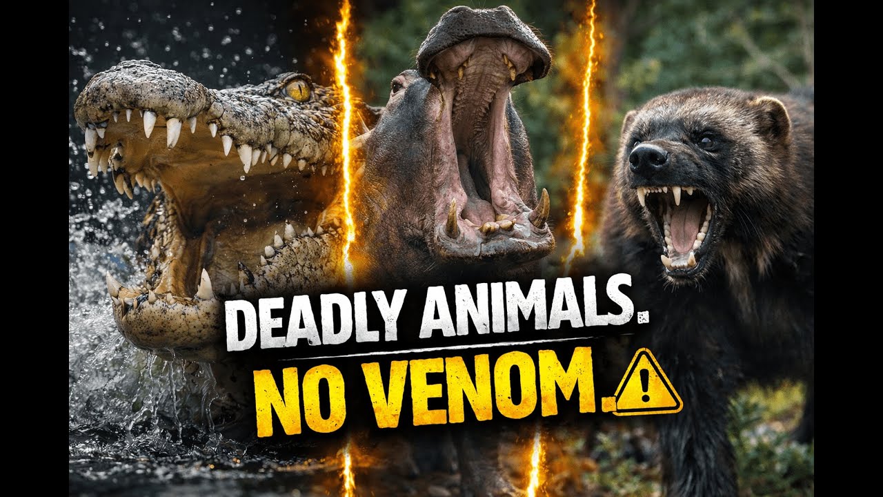 No Venom Needed: The Deadliest Animals on Earth Explained