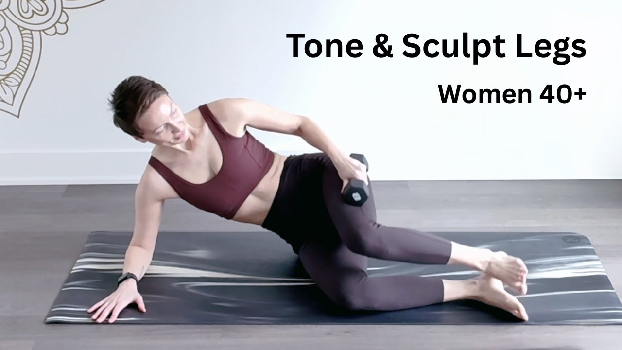 10 Min Low Impact LEG WORKOUT at Home for Women Over 40 | Dumbbell Lower Body Workout No Jumping