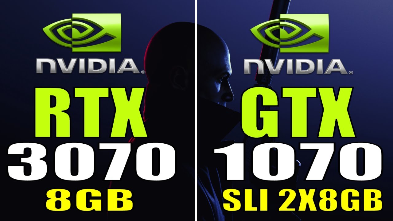 RTX 3070 (8GB) vs GTX 1070 SLI (2X8GB) || RYZEN 7 3700X ||  PC GAMES TEST ||