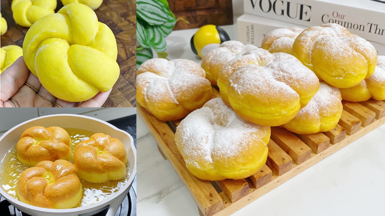 DONAT LABU KUNING, LEBIH LEMBUT BERSERAT DAN EMPUK TAHAN LAMA