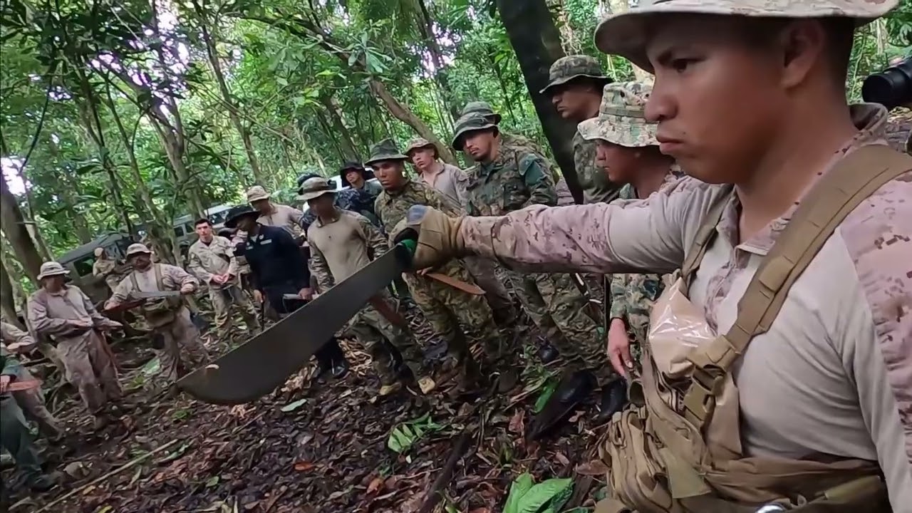 U.S. Marines develop their 'Machete' Skills in the Jungles of Panama