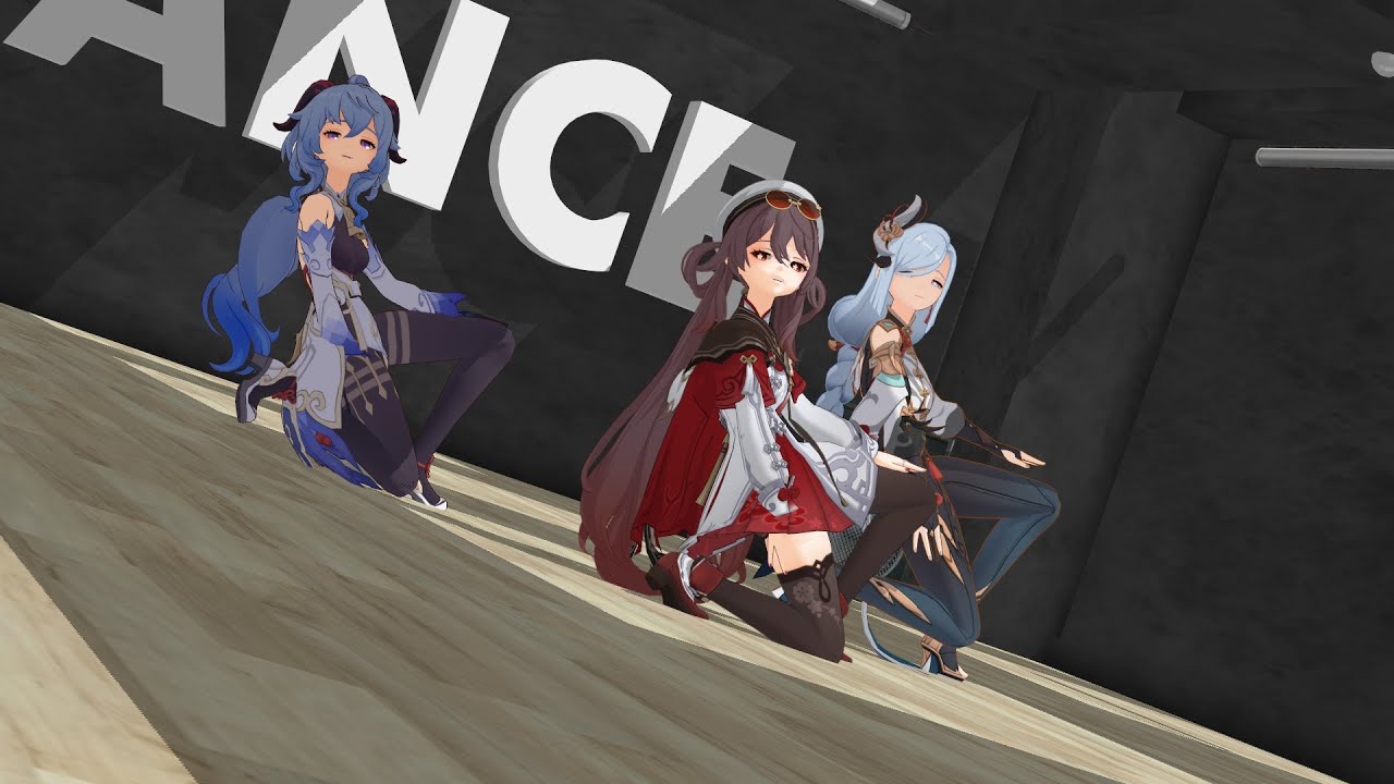 Hutao & Ganyu & Shenhe  MMD