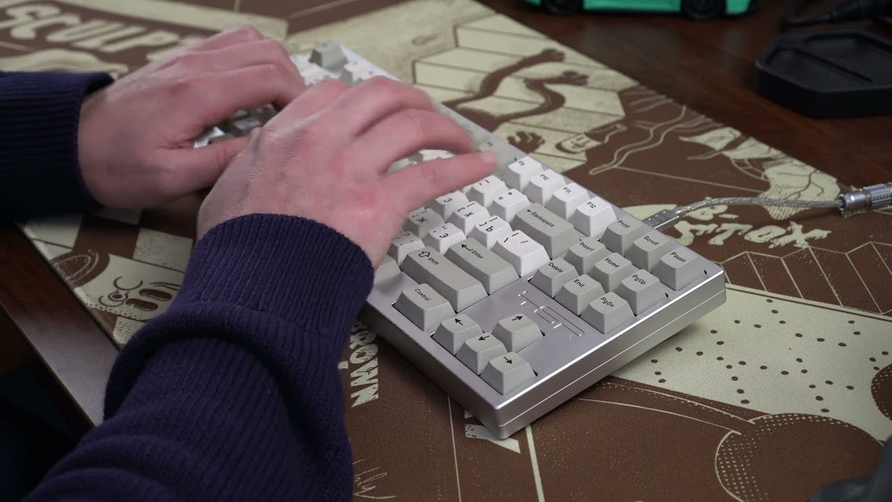 SM x TGR Silver Shi VA Sound Test - Sarokeys x Geon BCP Switches