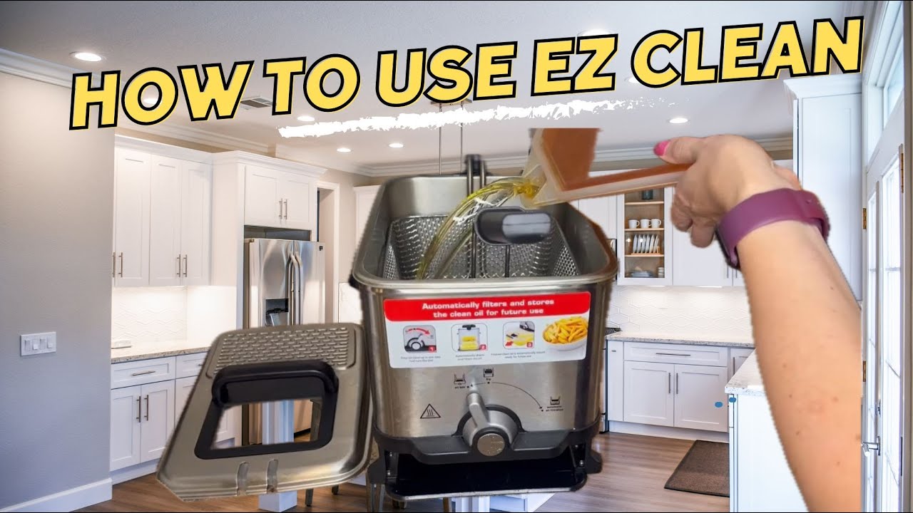 How to Use the EZ Clean Function on the T-fal 3.5L Deep Fryer