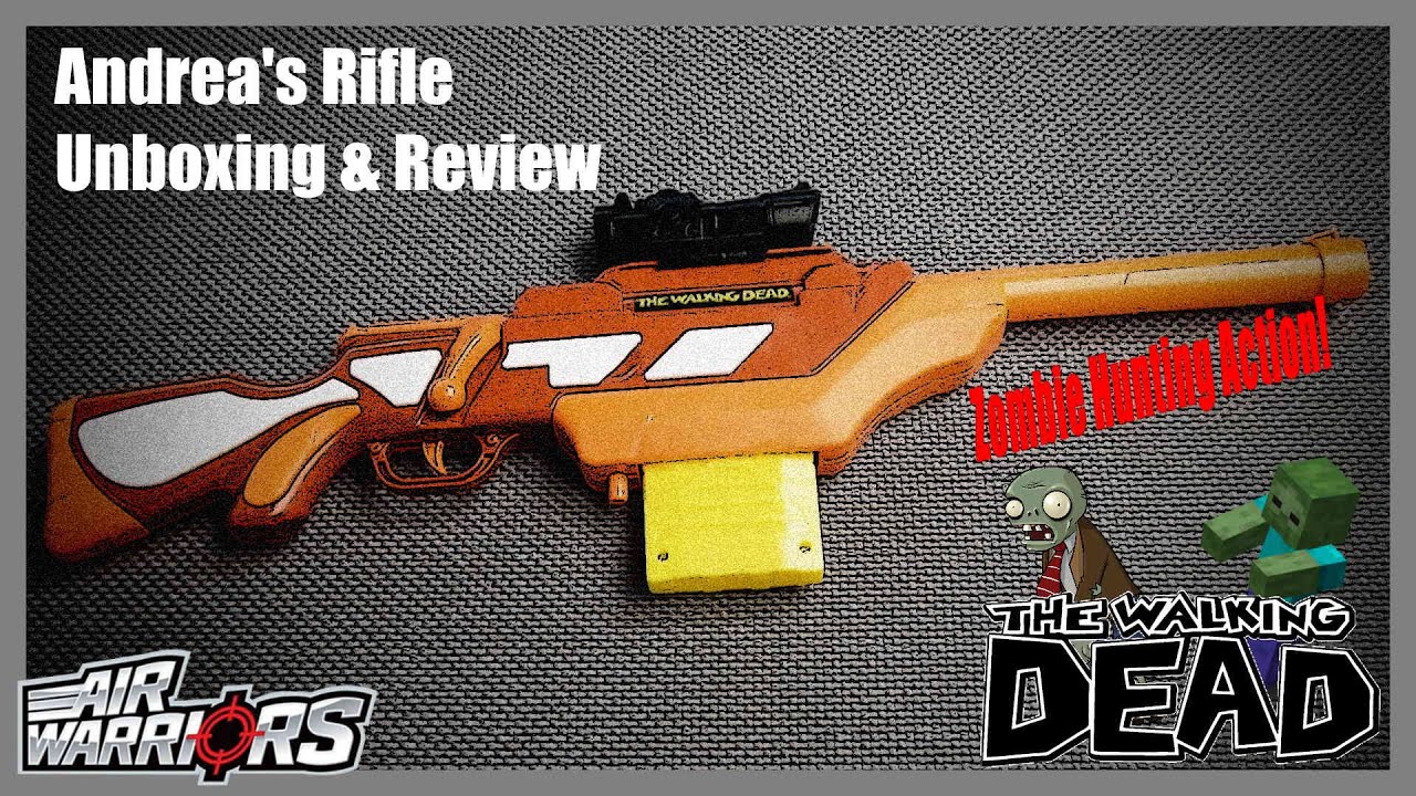 Air Warriors The Walking Dead Andrea's Rifle Unboxing & Review (A Collector's Viewpoint)