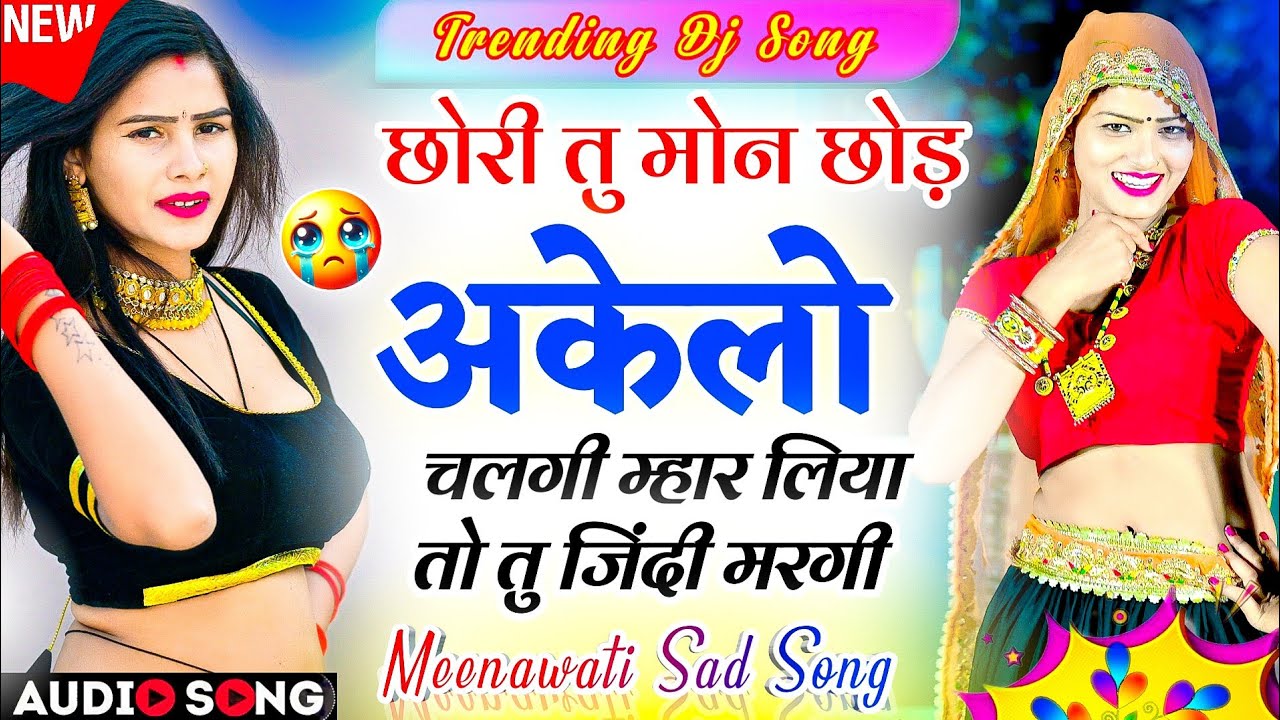 Meenawati Sad Dj Song 2026 | छोरी तु मोन छोड़ अकेलो चलगी दर्दनाक मीणा सोंग 2026 | Mahendra Peeplwada