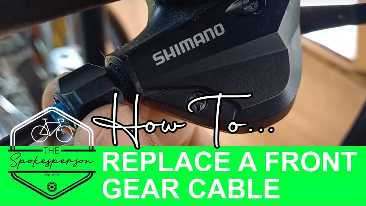 How to replace and setup a Shimano front derailleur gear cable (step-by-step guide)