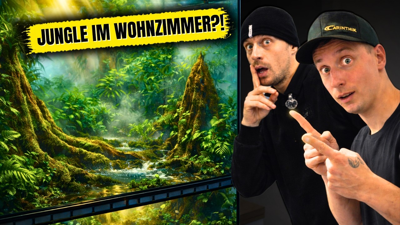 Wir bauen @joris_rdy einen Jungle ins Wohnzimmer! &Ouml;kosystem-Terrarium