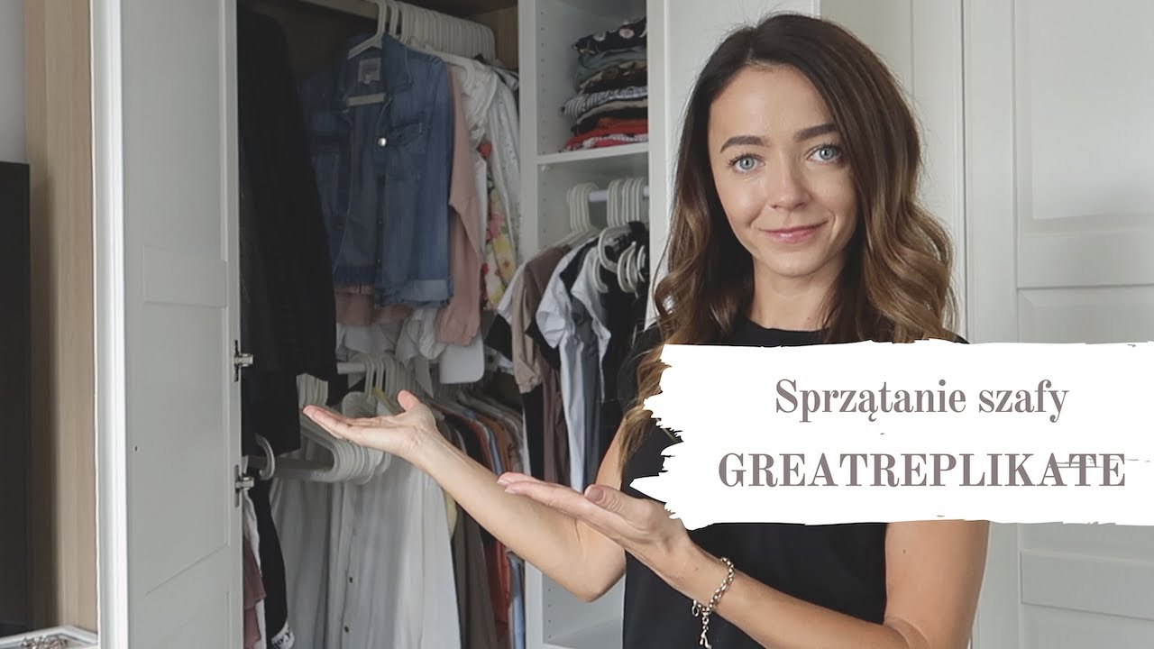 Sprzątanie szafy || Jak wygląda moja szafa i co w niej drzemie? || GreatRepliKate
