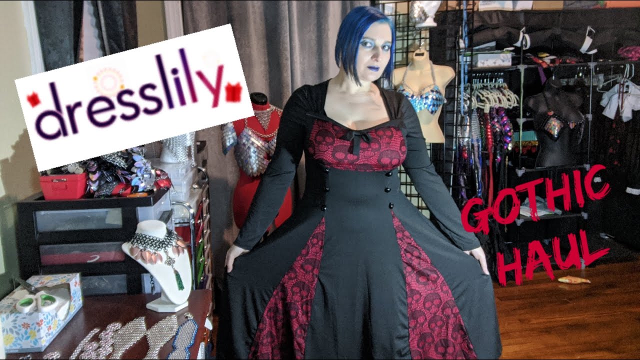 DRESSLILY Gothic Dress Clothing Haul goth on a budget💜🦇💜