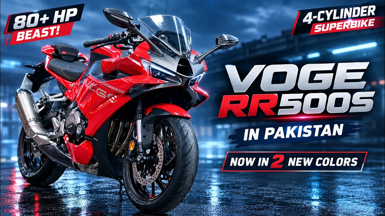 VOGE RR500S in Pakistan  | 80+ HP 4-Cylinder Beast! NEW Colors Revealed