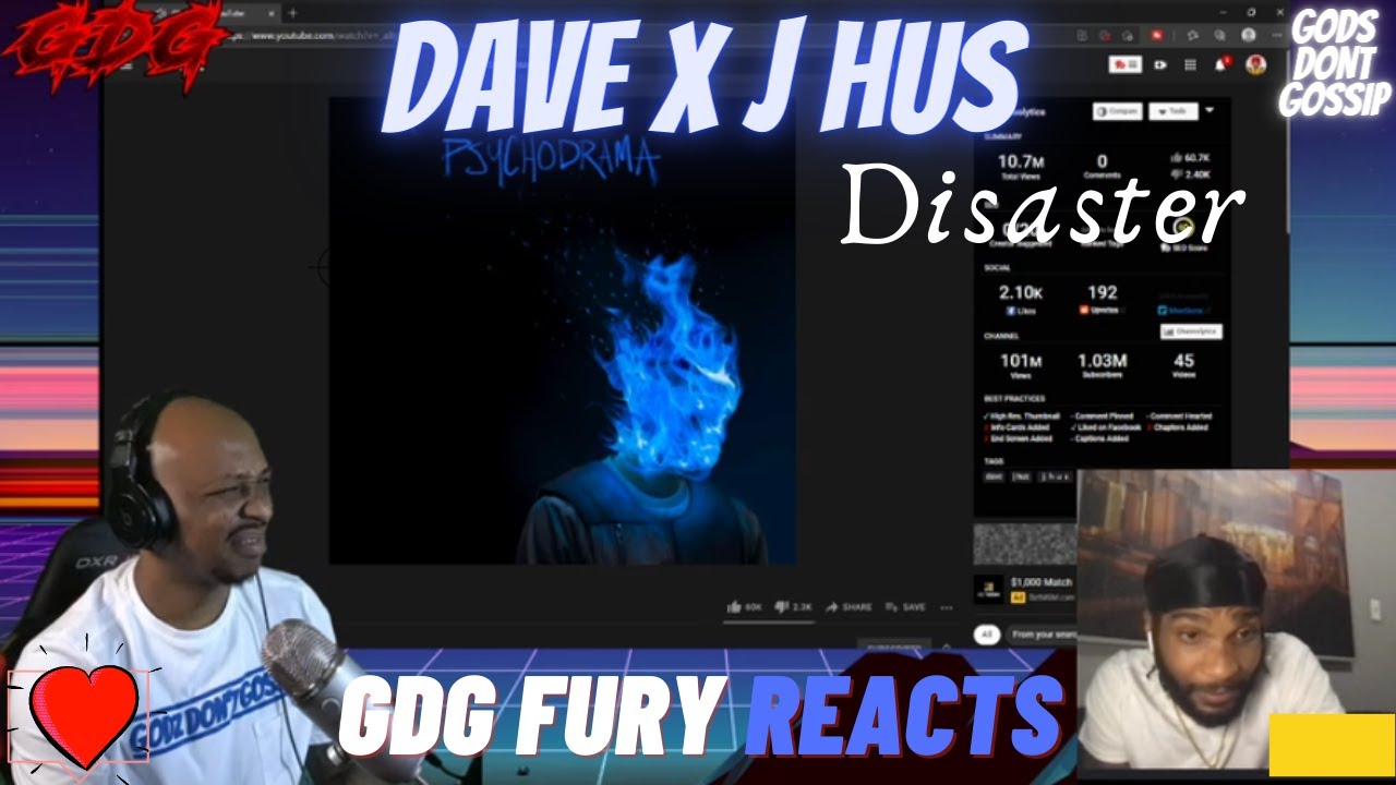 AMERICAN Reacts to Dave - Disaster ft. J Hus