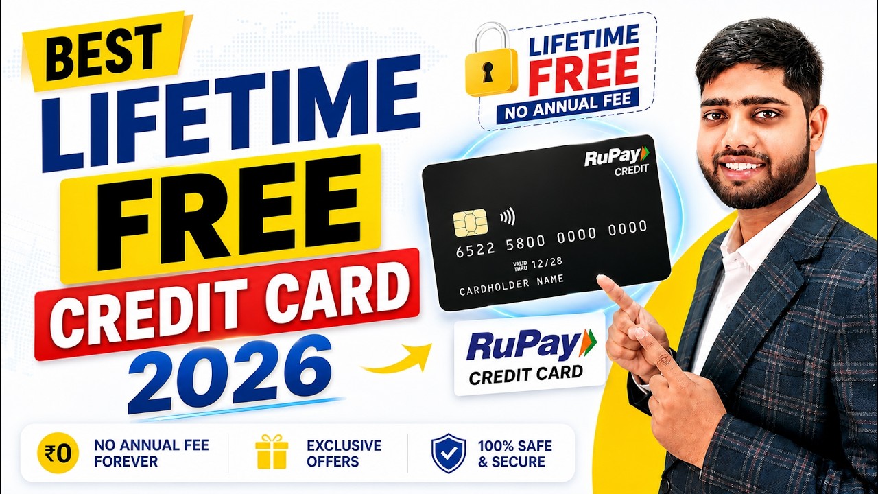 BEST Lifetime FREE Credit Card || best credit cards for beginners || lifetime free credit card