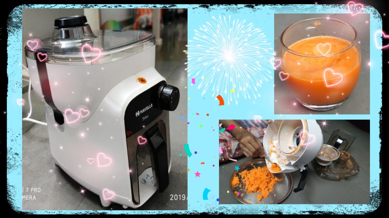 HAVELS Stilus 4 Jar 500 w Juicer Mixer and Grinder - Unboxing and Demo