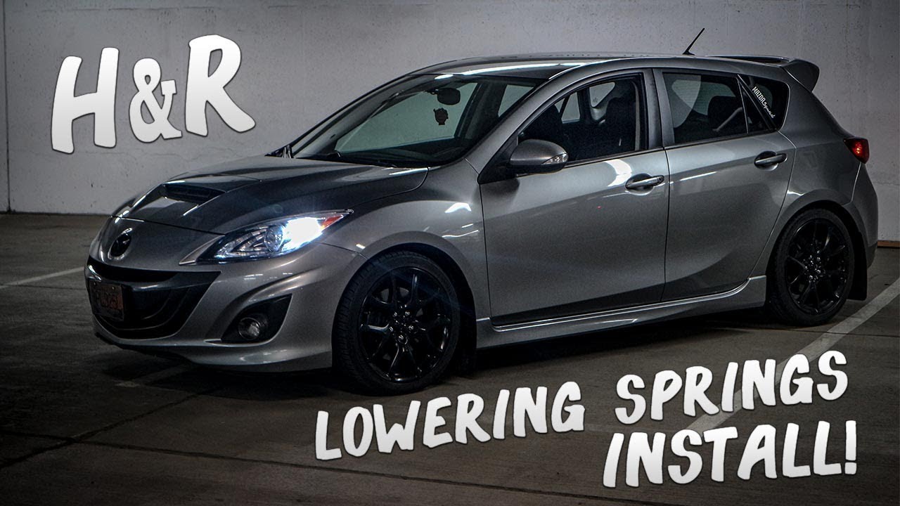 THE SPEED 3 GOES LOW! | H&R Lowering Spring Install