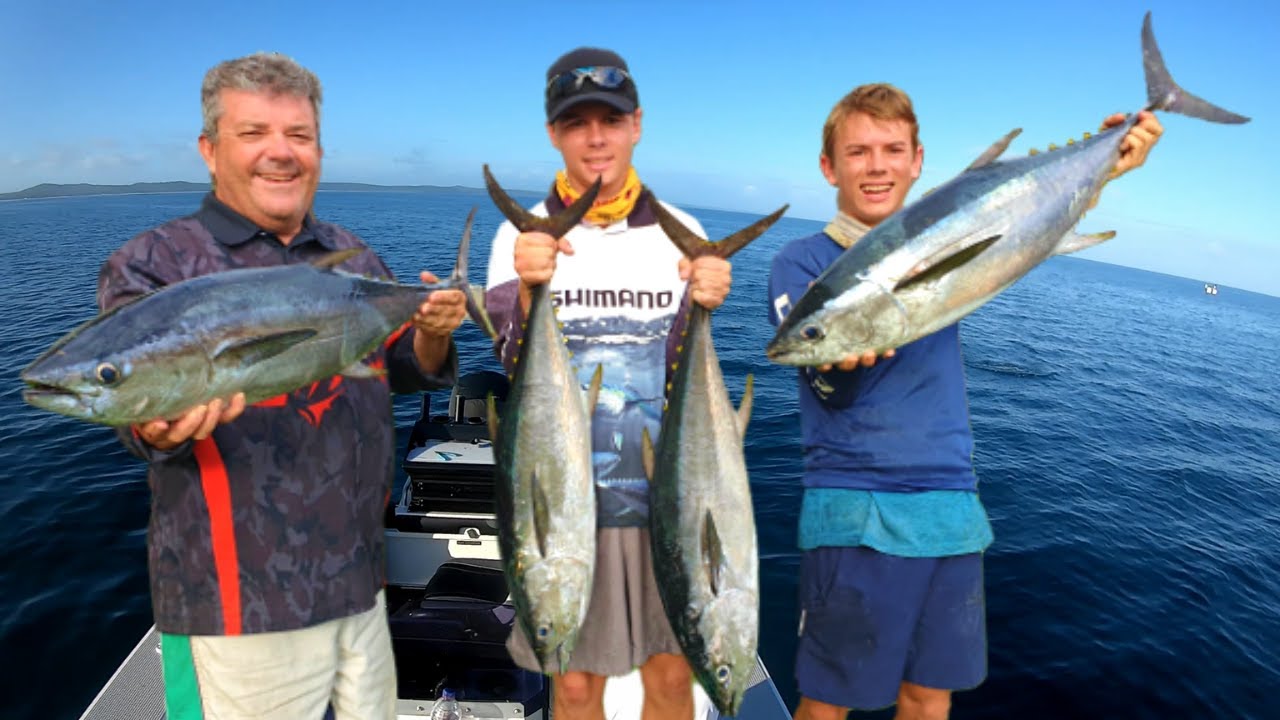 TUNA MAYHEM! (Hervey Bay Longtail Fishing)