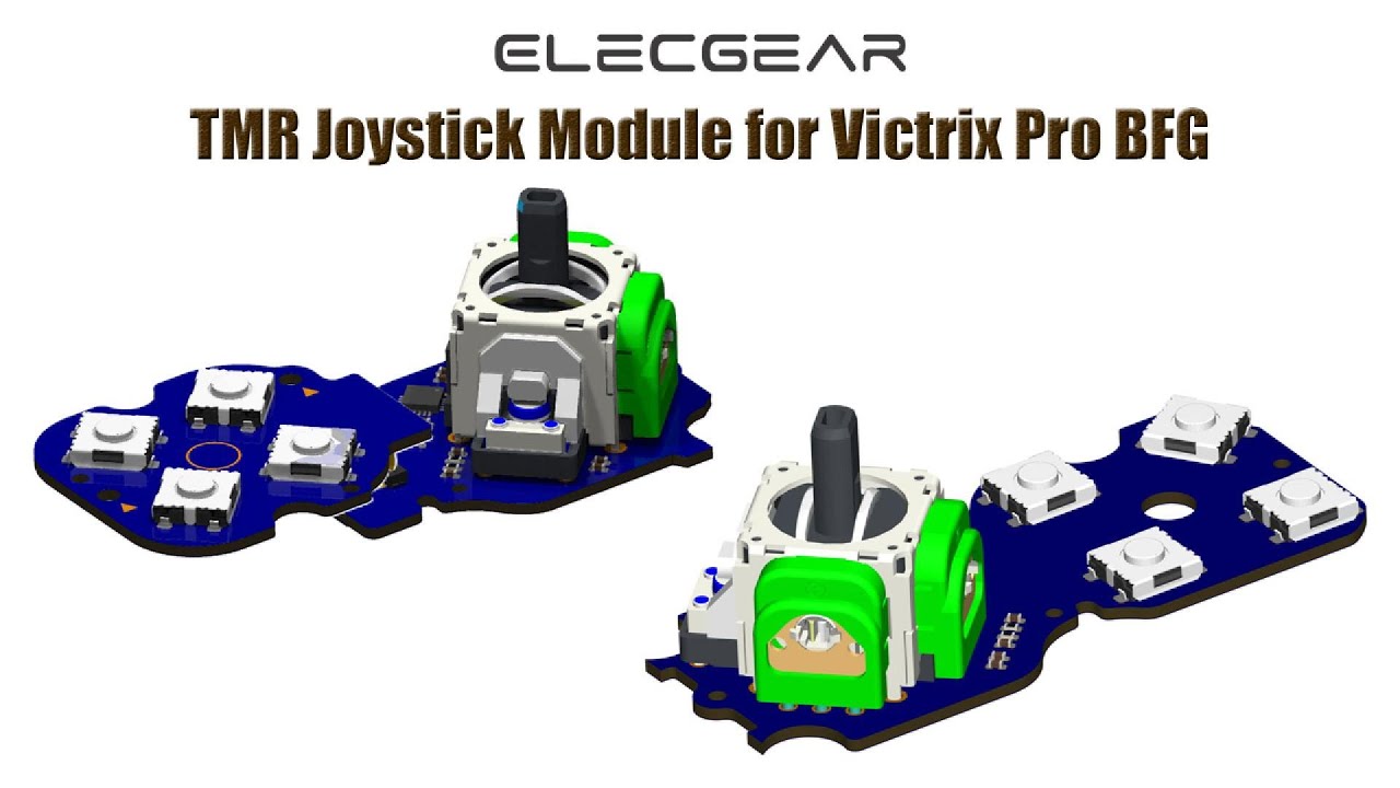 Модуль джойстика ElecGear TMR и замена тактильного переключателя для контроллера Victrix Pro BFG