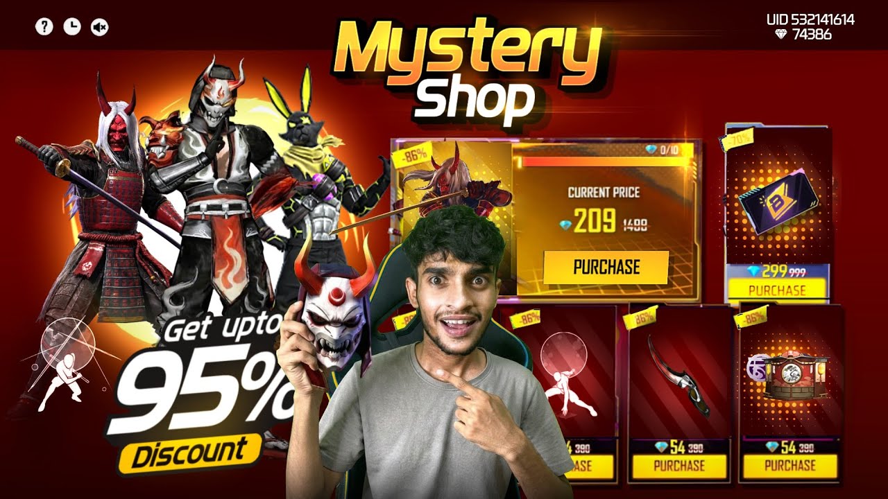 BLOOD MOON + MYSTERY SHOP 🔥 Free Fire Max