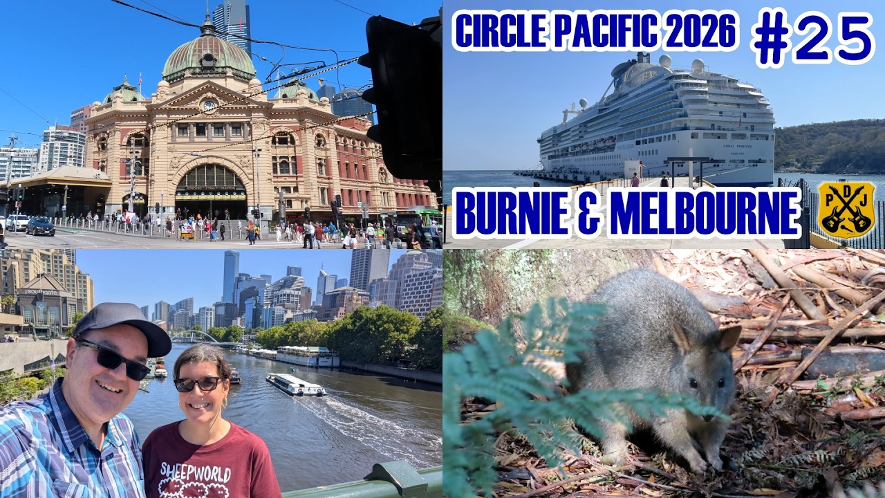 Burnie/Melbourne, Australia - Fern Glade Platypus Reserve, City Walking Tour - Circle Pacific Cruise