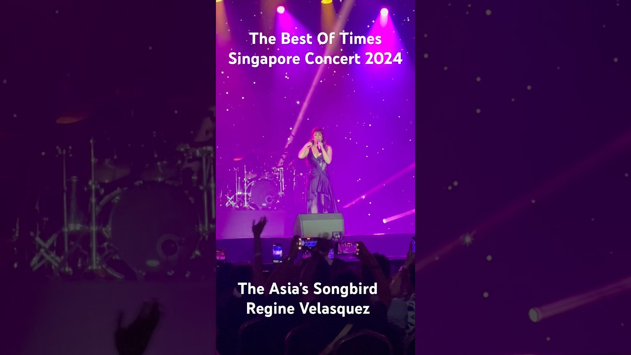 Regine Velasquez - The Best Of Times Concert Singapore 2024 #singapore #concert #reginevelasquez